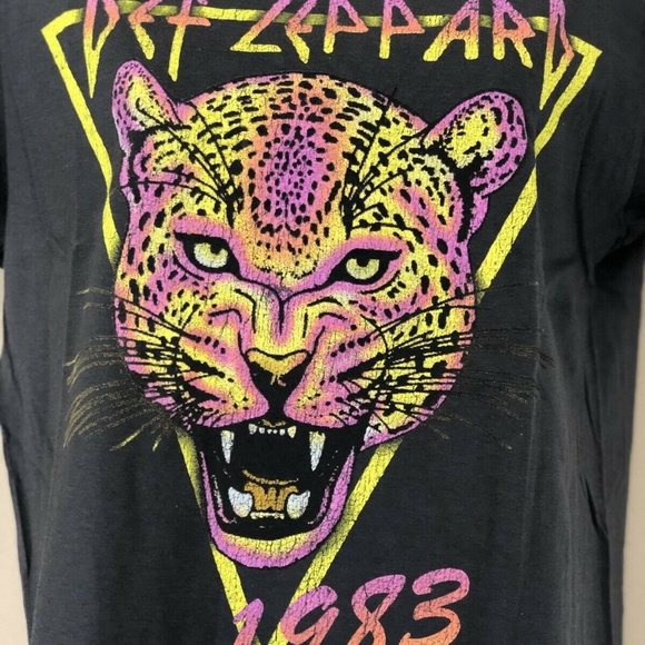 XL Def Leppard Rolled Sleeve T-Shirt New - Picture 4 of 10